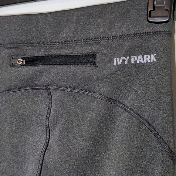 Ivy Park High Rise Sculpted Work Out Legging Full Length Gray Quick Dry Size XXS - Picture 9 of 16